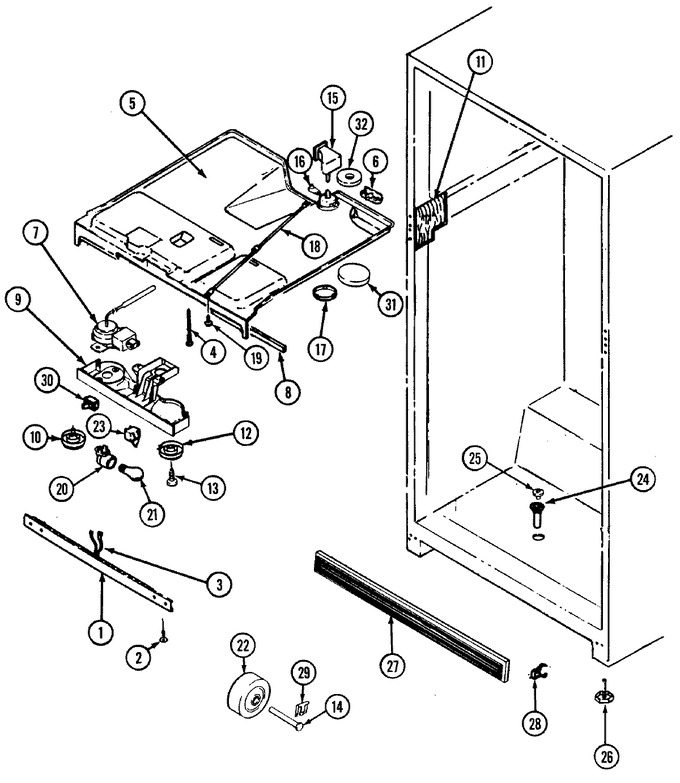 Diagram for RB191PV (BOM: DG51A)