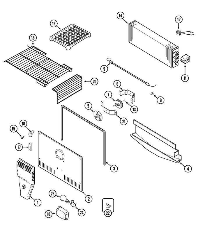 Diagram for CT21F7W