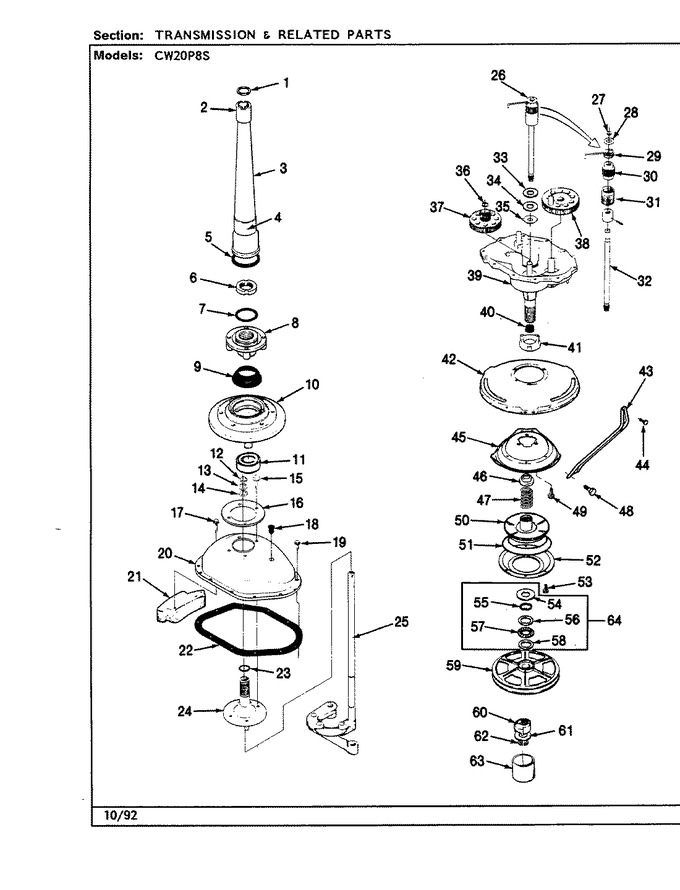 Diagram for CW20P8HS
