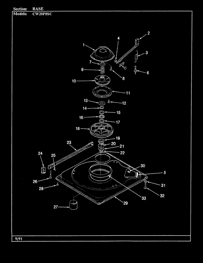 Diagram for CW20P8WSC
