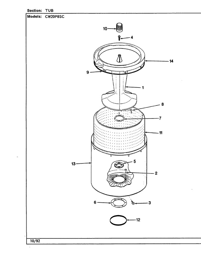 Diagram for CW20P8ASC