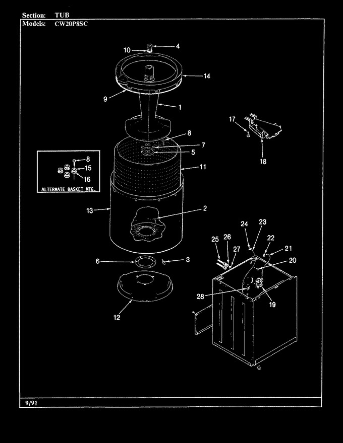 Diagram for CW20P8ASC