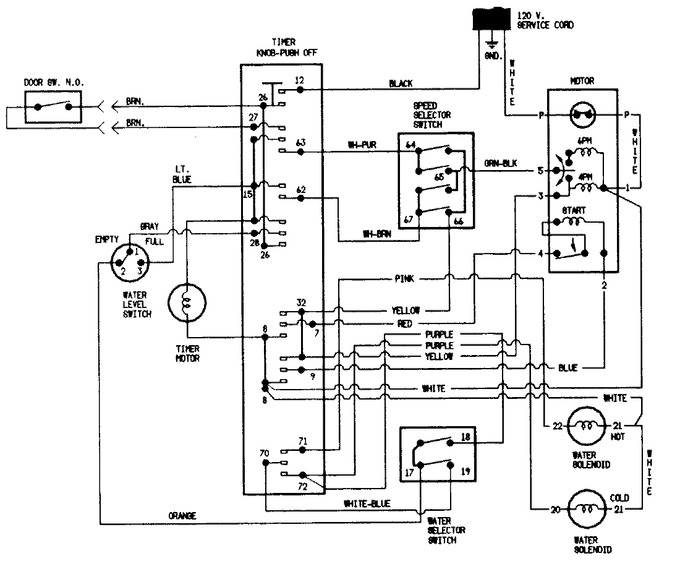 Diagram for CW20T7W