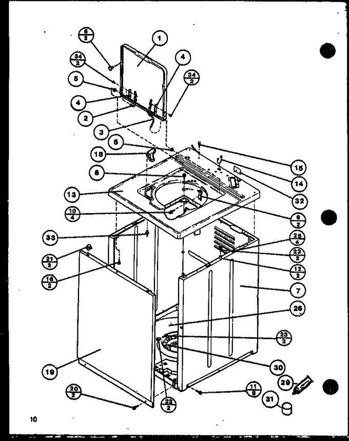 Diagram for CW2502W (BOM: P1128403W)