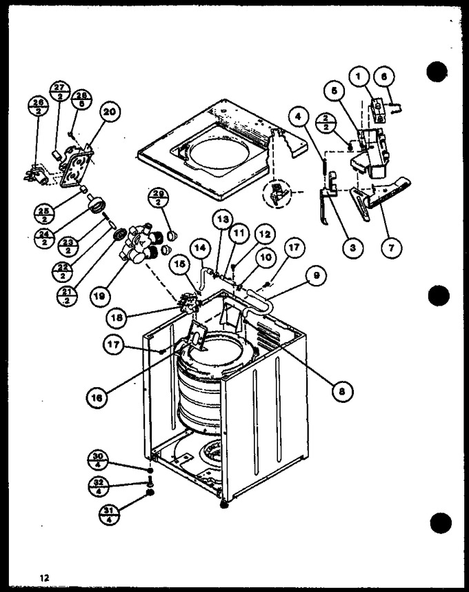 Diagram for LWD553L (BOM: P1122918W)
