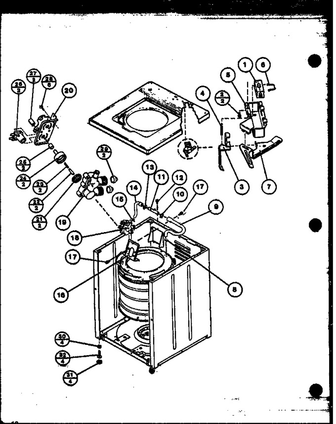Diagram for CW3303W (BOM: P1128411W W)