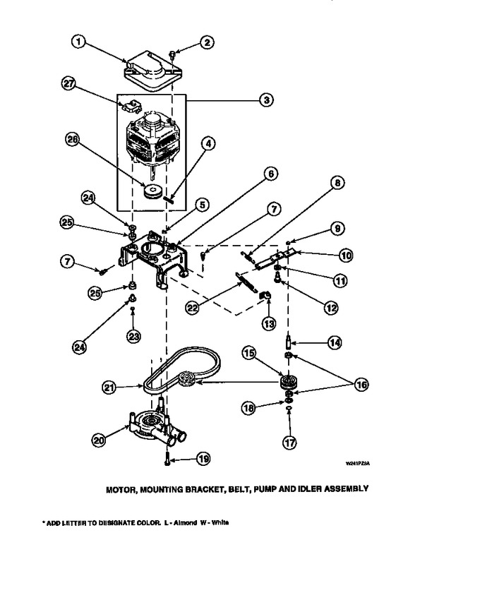 Diagram for LW6001W2 (BOM: PLW6001W2 A)