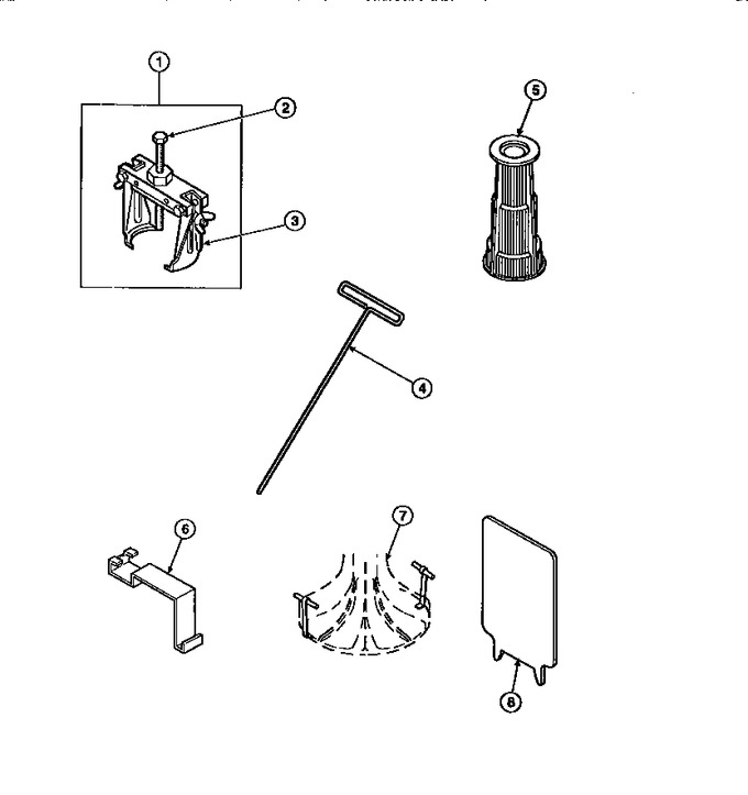 Diagram for LW6001W2 (BOM: PLW6001W2 A)