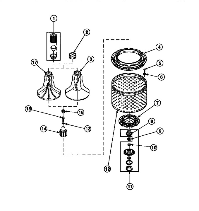 Diagram for LW2501W2 (BOM: PLW2501W2 B)