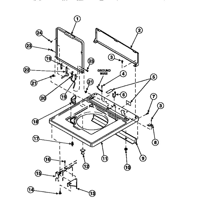 Diagram for CW8413W2 (BOM: PCW8413W2 B)