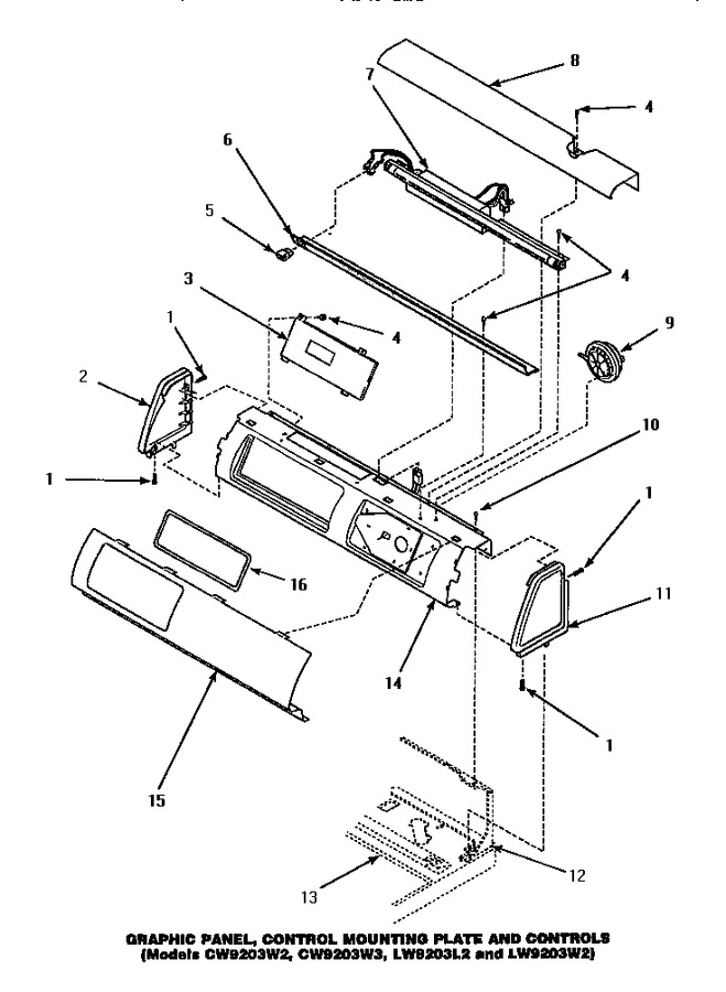 Diagram for CW9203W2 (BOM: PCW9203W2 A)