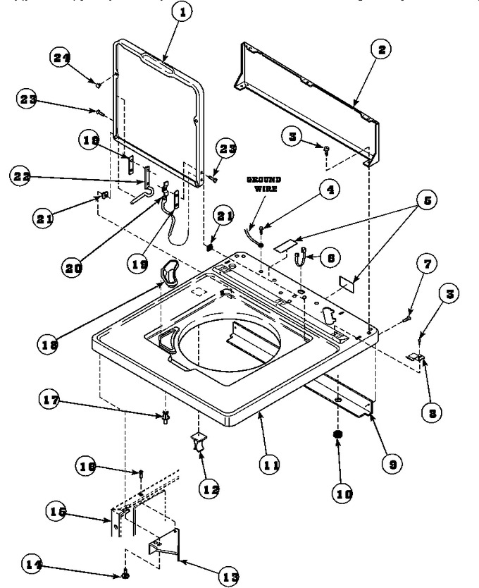 Diagram for CW9203W2 (BOM: PCW9203W2 B)