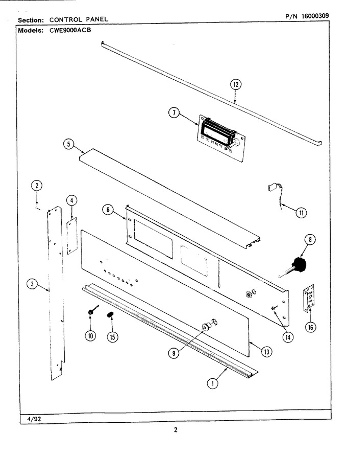 Diagram for CWE9000ACB