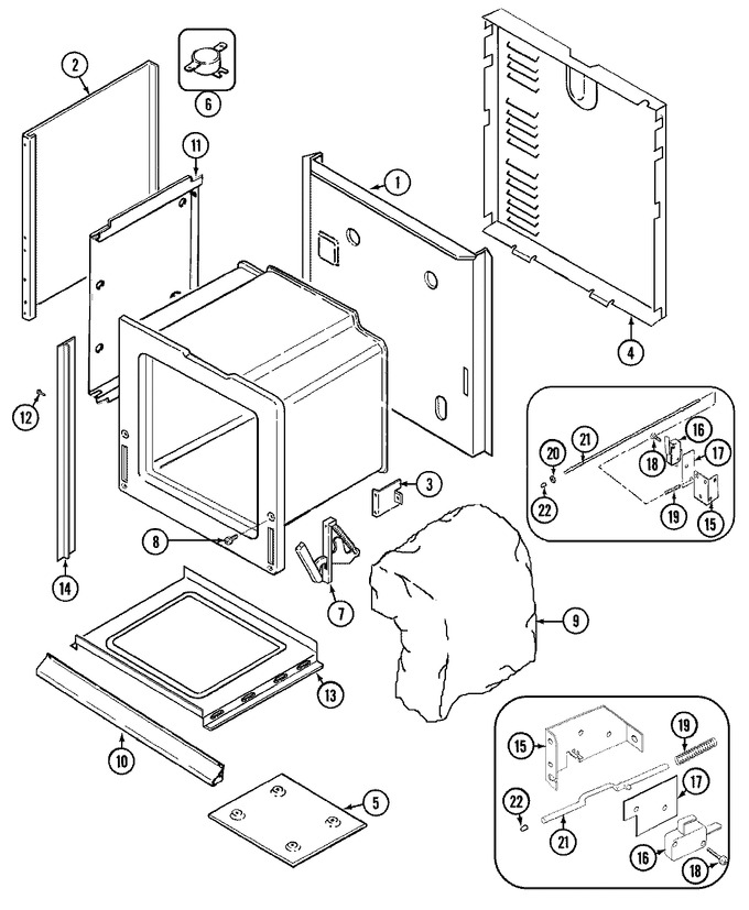 Diagram for CWE9000BDB
