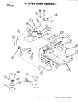 Diagram for 09 - Oven Liner Assembly (s105-c)