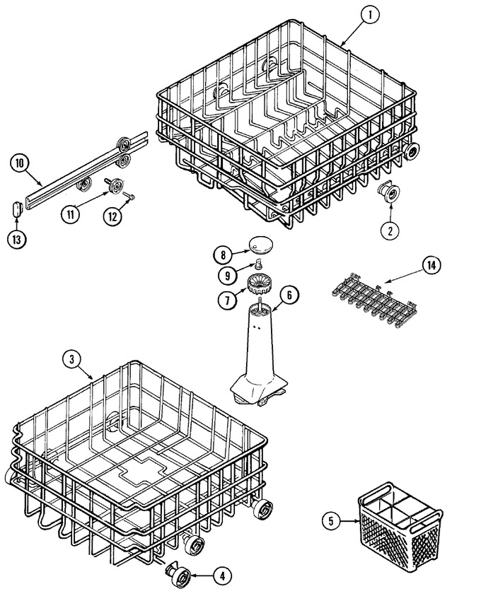 Diagram for DDW361RAW