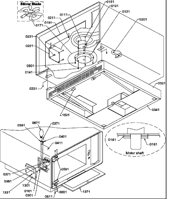 Diagram for DE1600I (BOM: P1300503M)