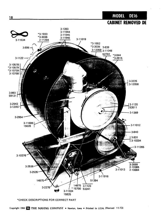 Diagram for DE16CM