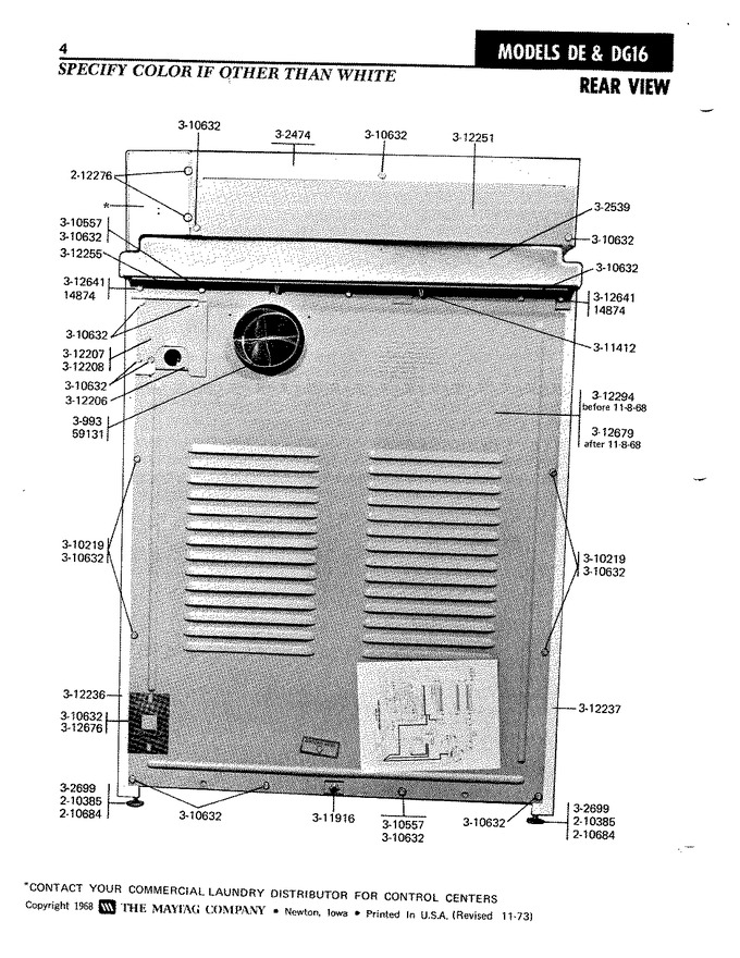 Diagram for DE16CM