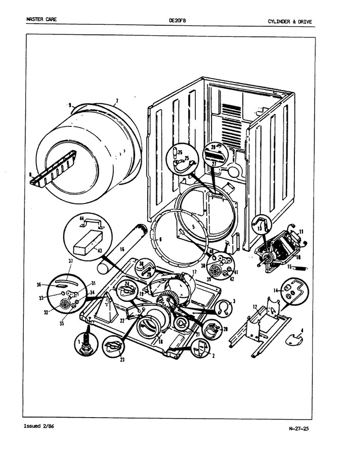 Diagram for DE20F8AM