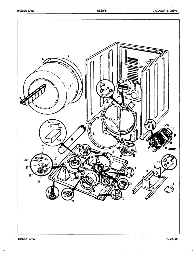 Diagram for DE20F8HW