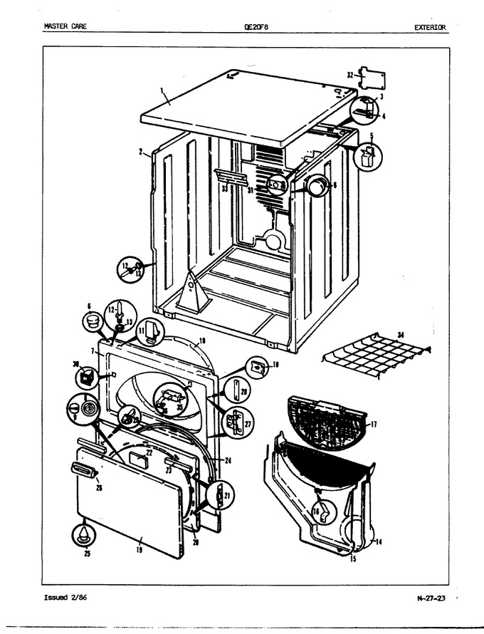 Diagram for DE20F8AM