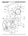 Diagram for 05 - Front Panel & Door Assembly