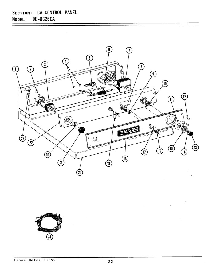 Diagram for GDE26CA