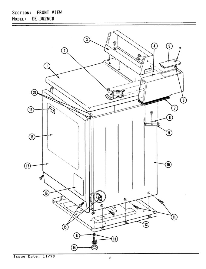 Diagram for LDG26CD