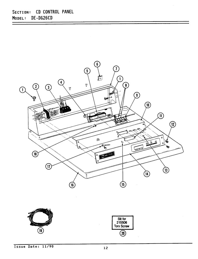 Diagram for LDG26CD