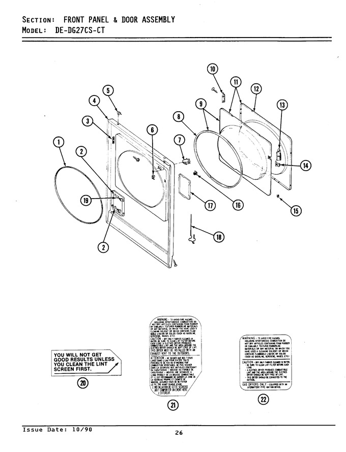 Diagram for LDG27CS