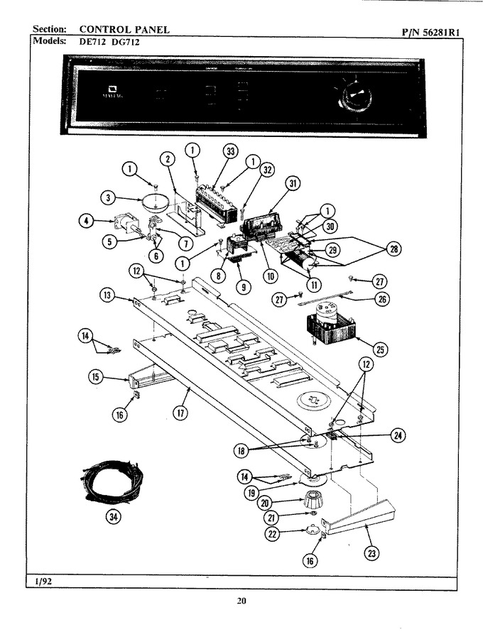 Diagram for LDG712