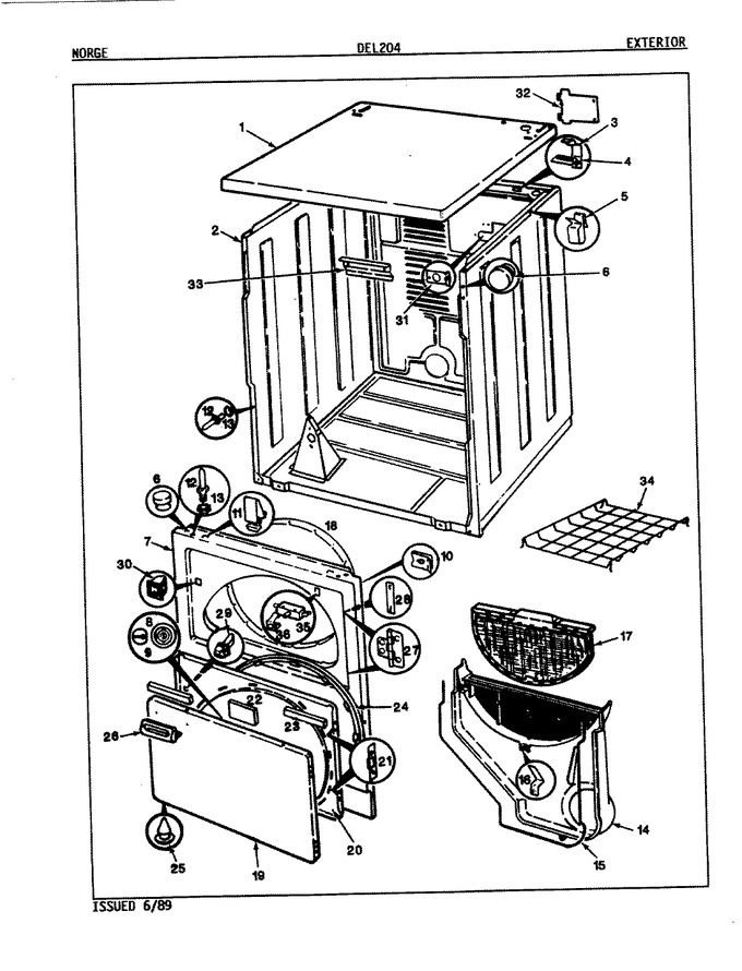 Diagram for DEL204W