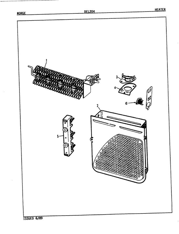 Diagram for DEL204W