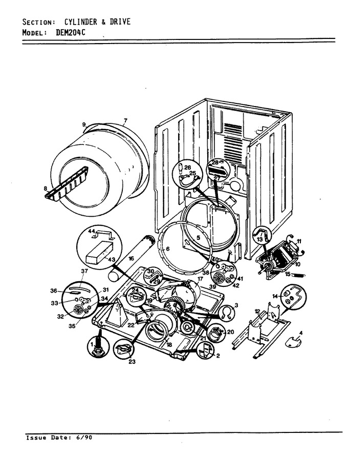 Diagram for DEM204WC