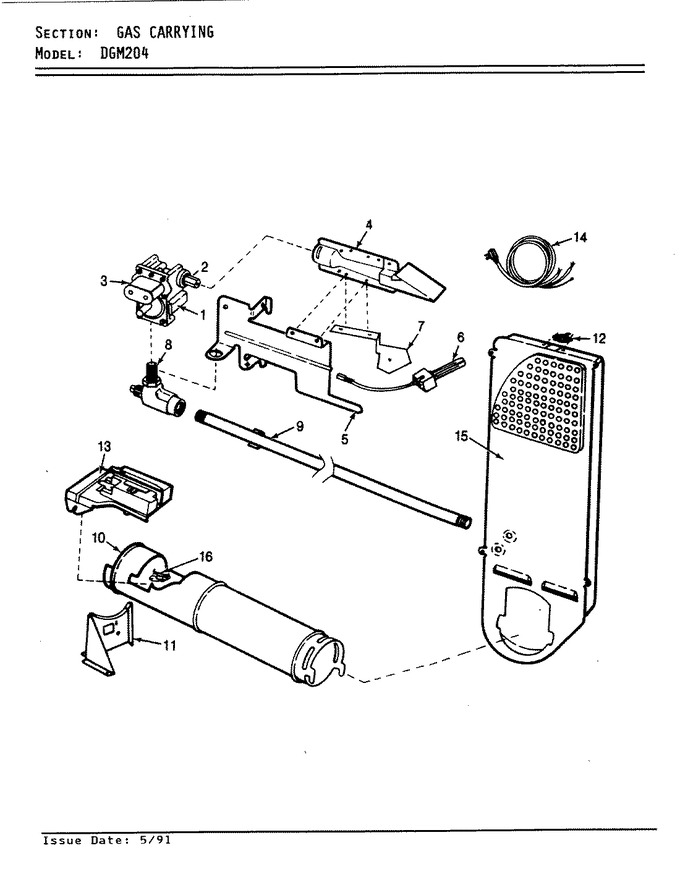 Diagram for DGM204W