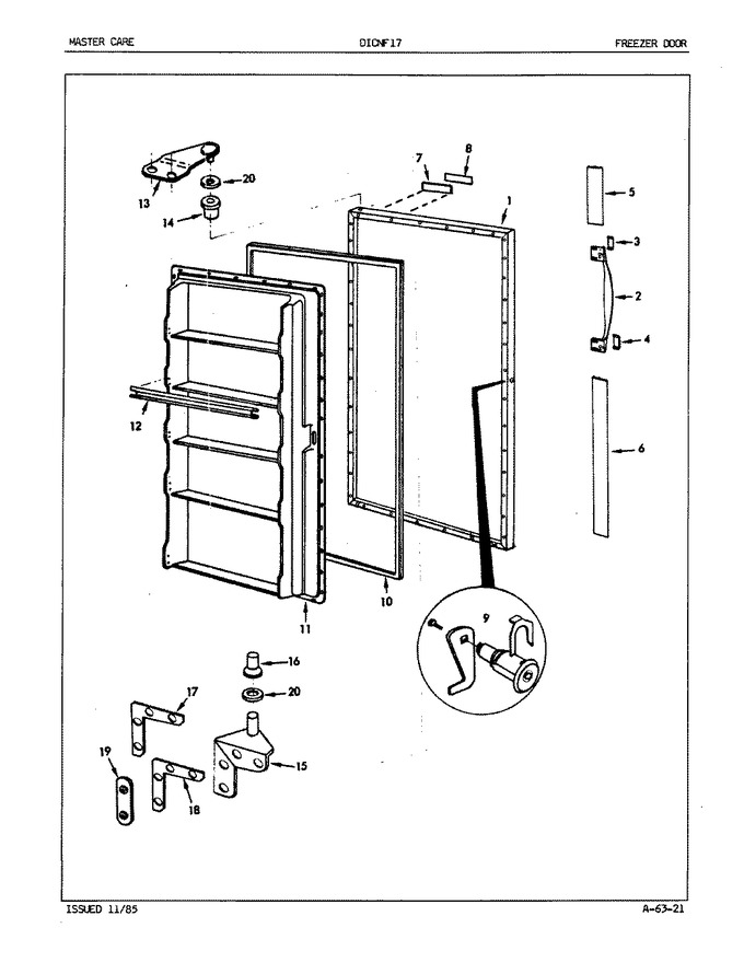 Diagram for DICNF17 (BOM: EY46A)