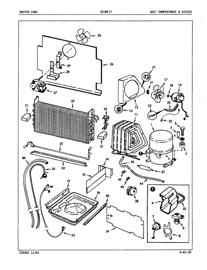 Diagram for DICNF17 (BOM: EY46A)