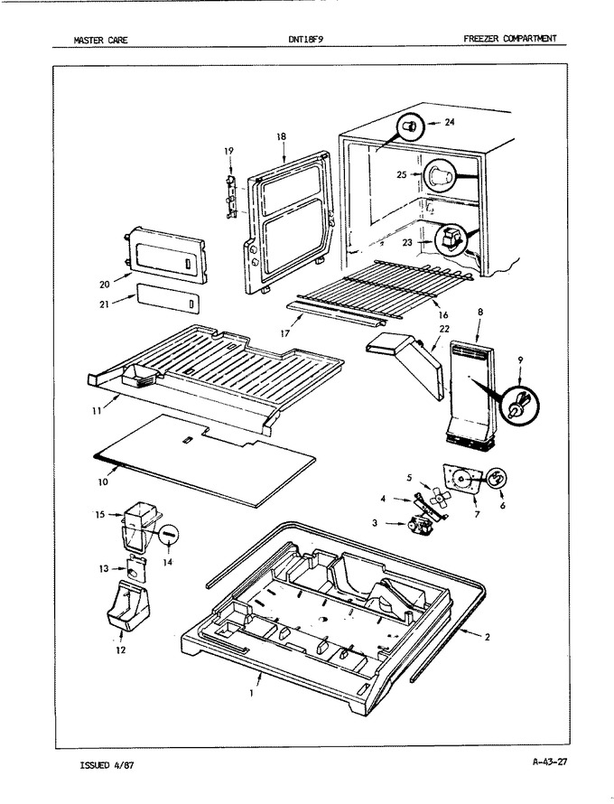 Diagram for DNT18F9LH (BOM: 7B01B)