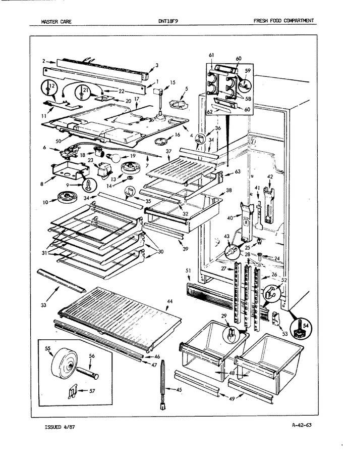Diagram for DNT18F9LA (BOM: 7B01B)