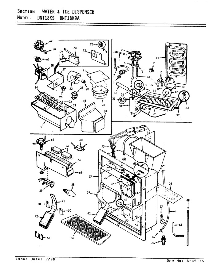 Diagram for DNT18K9 (BOM: 9A91A)