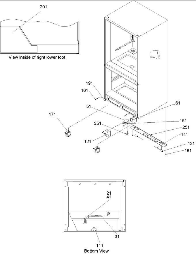 Diagram for DRB2101BW (BOM: PDRB2101BW0)