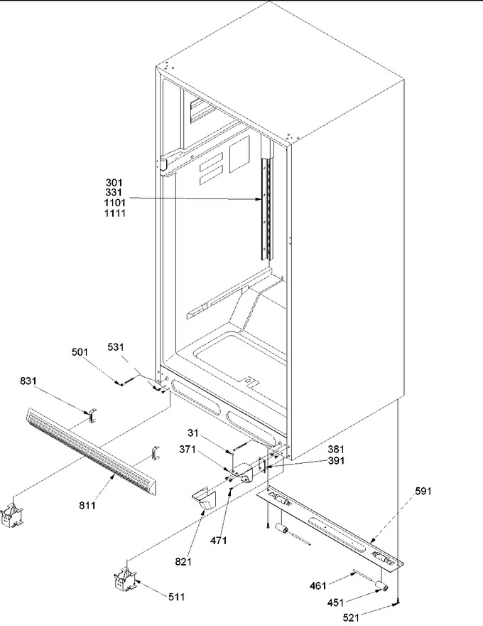 Diagram for DRT2102AW (BOM: PDRT2102AW0)