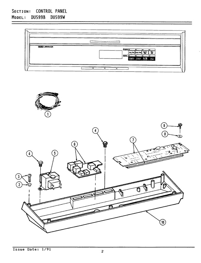Diagram for DU599W