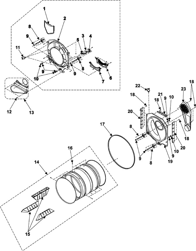 Diagram for DV306LGW/XAA