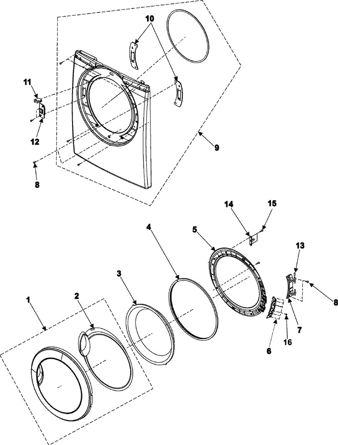 Diagram for DV316LES/XAA