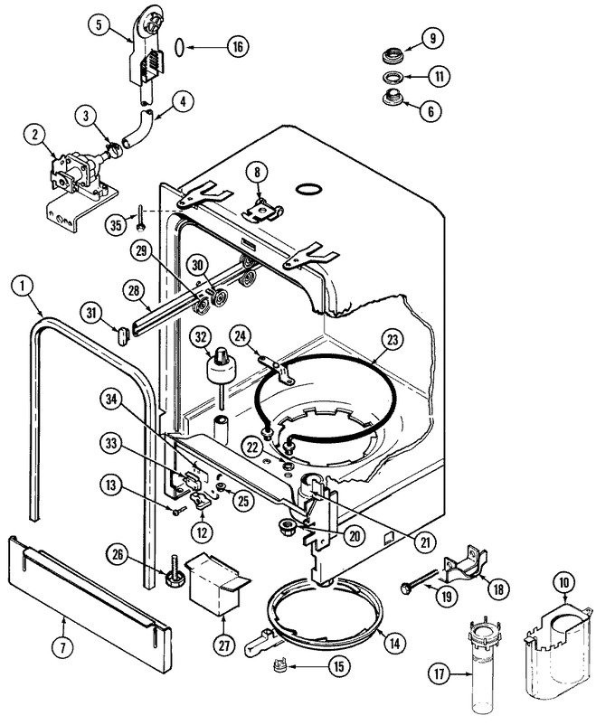 Diagram for DW700W