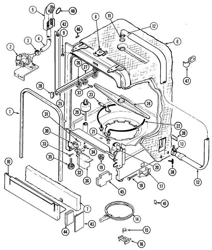 Diagram for DW960UQB