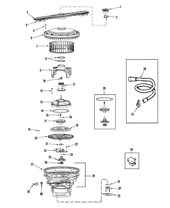 Diagram for MDB3700AWN
