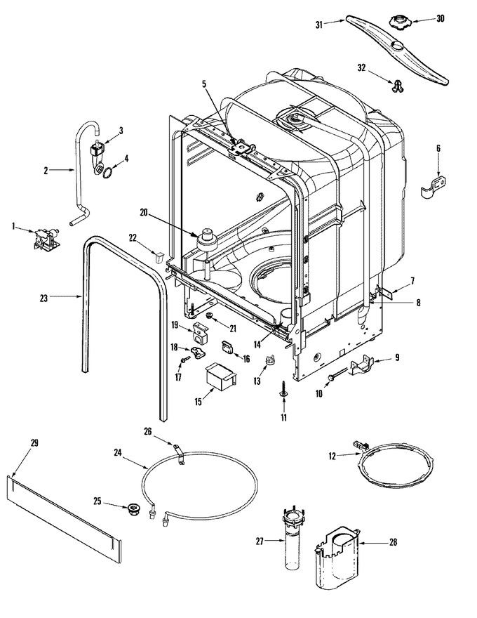 Diagram for JDB3610AWN